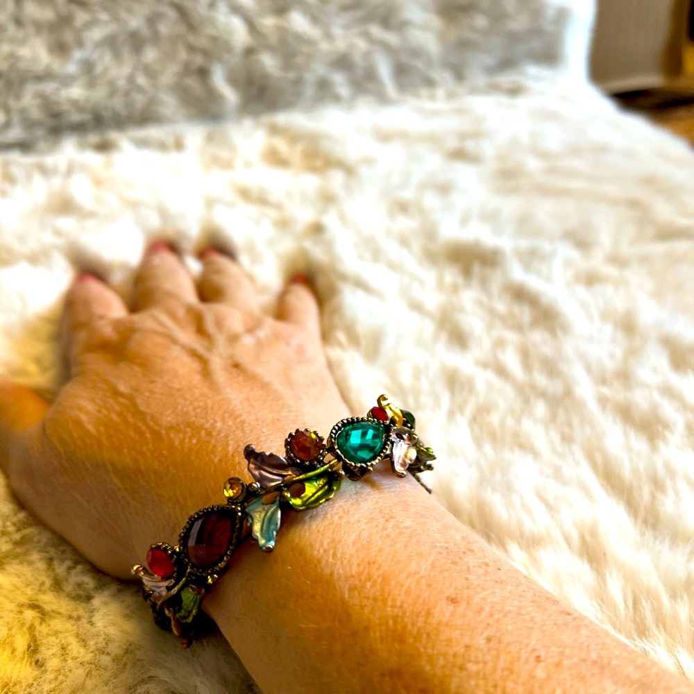 Elegant Multicolor Gemstone Bracelet